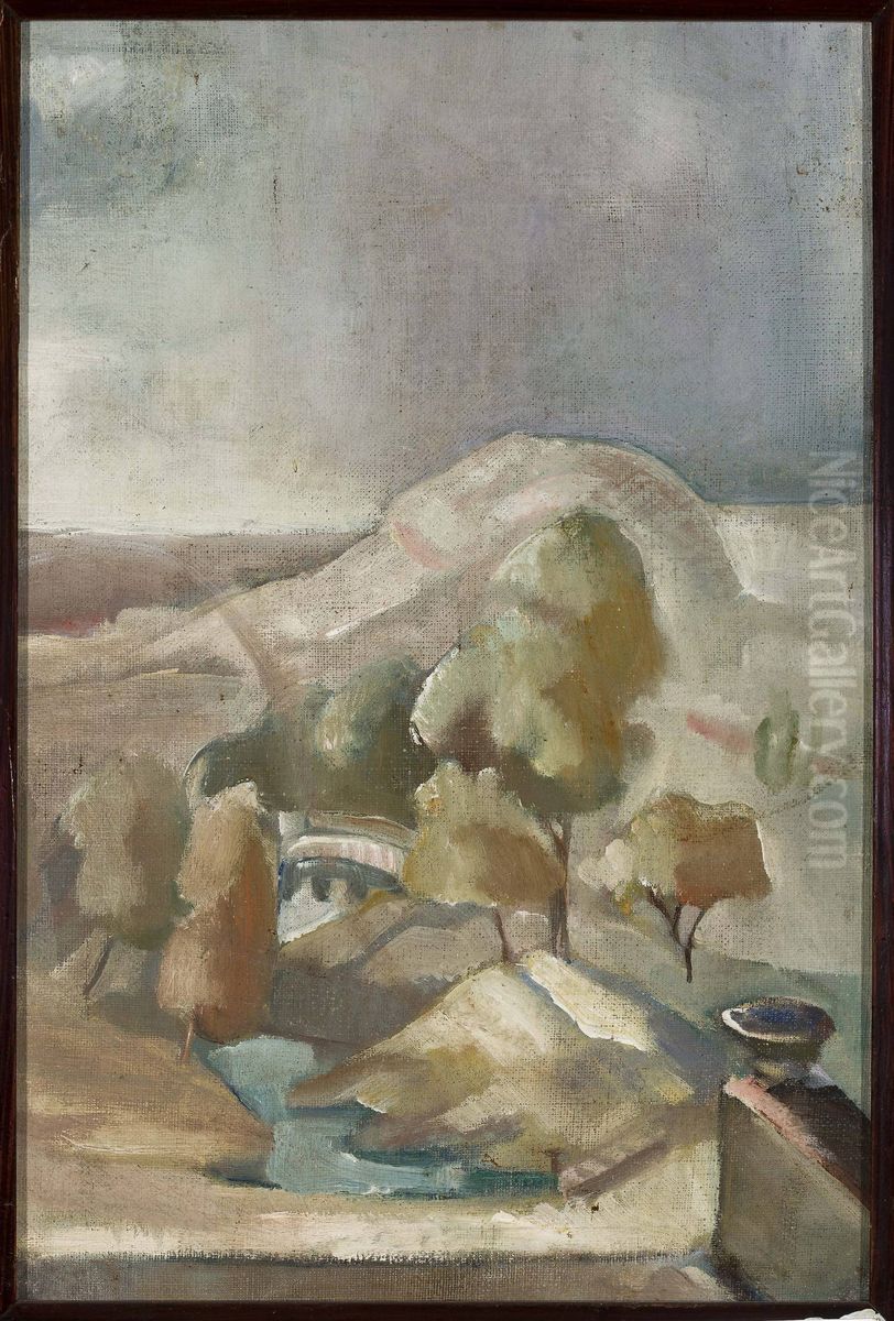 Landscape Oil Painting by Eugeniusz Zak