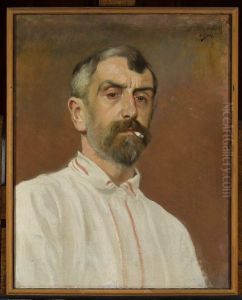 Self-portrait with a palette