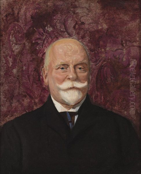 Portrait of Leon Bilinski Oil Painting by Leon Wyczolkowski