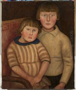 Portrait of two children