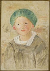 Boy in a green cap