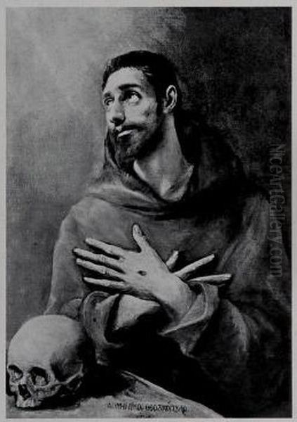 Saint Francis in ecstasy Oil Painting by El Greco