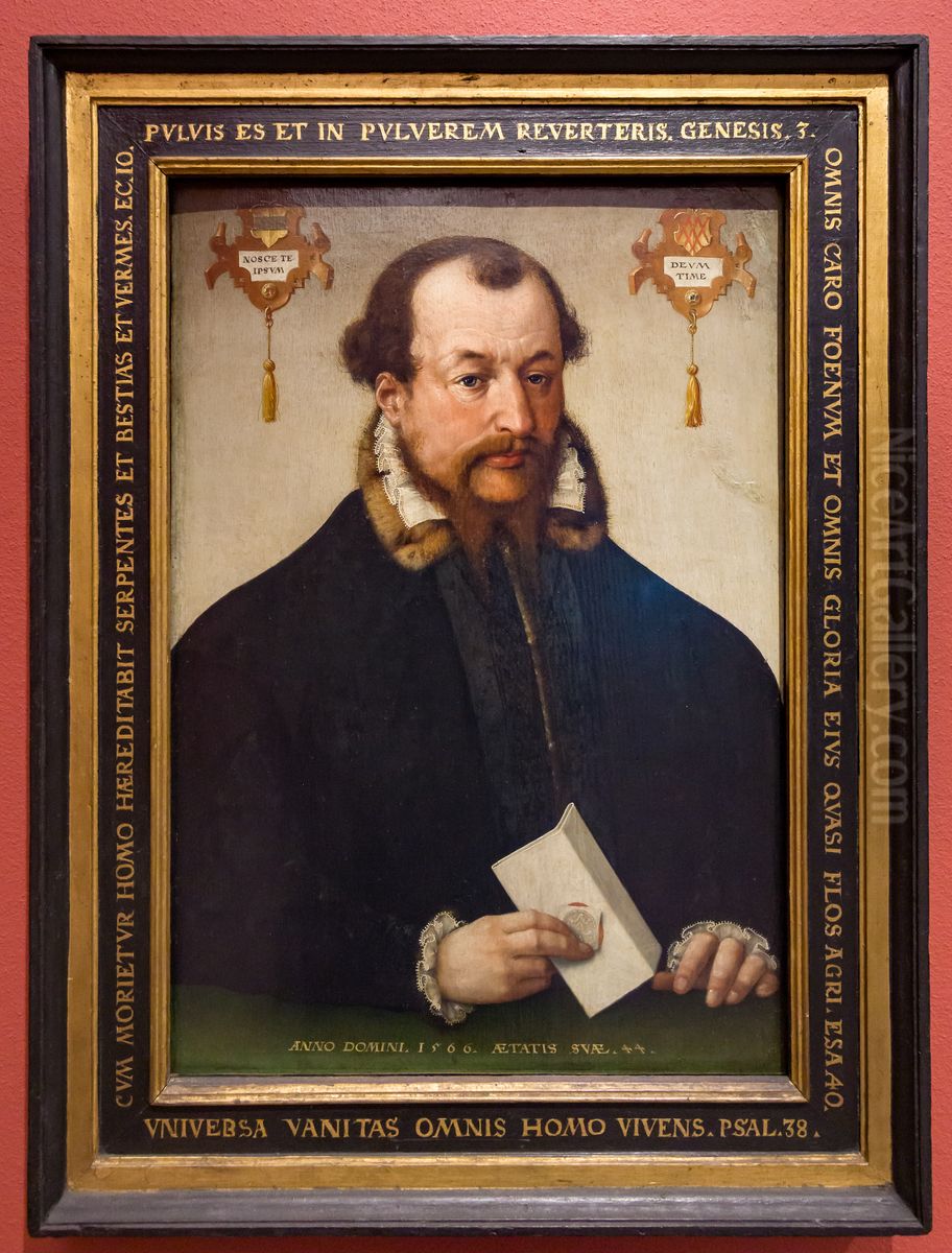 Portrat Gottfried von Raesfeld Oil Painting by Hermann Tom Ring Portrat Gottfried von Raesfeld Oil Painting by Hermann Tom Ring