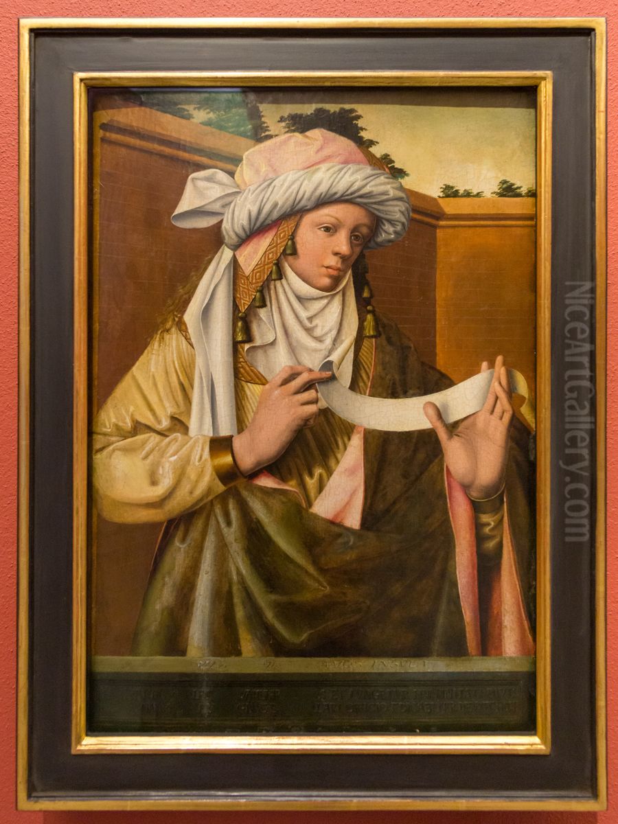Die Samische Sibylle Oil Painting by Ludger Tom Ring the Elder