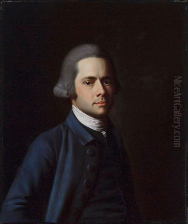 Portrait of a Man in a Blue Coat Oil Painting by John Singleton Copley
