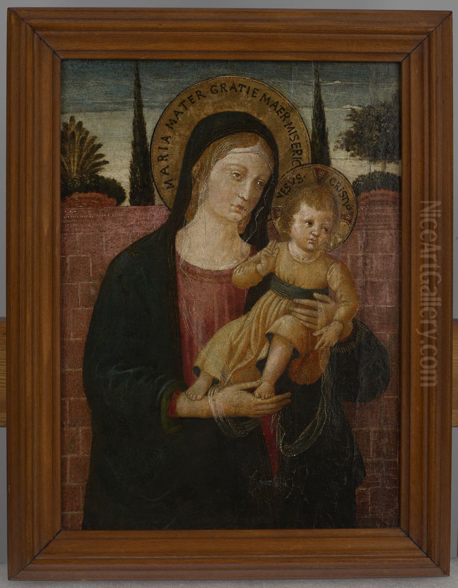 Madonna with Child Oil Painting by Benozzo Gozzoli