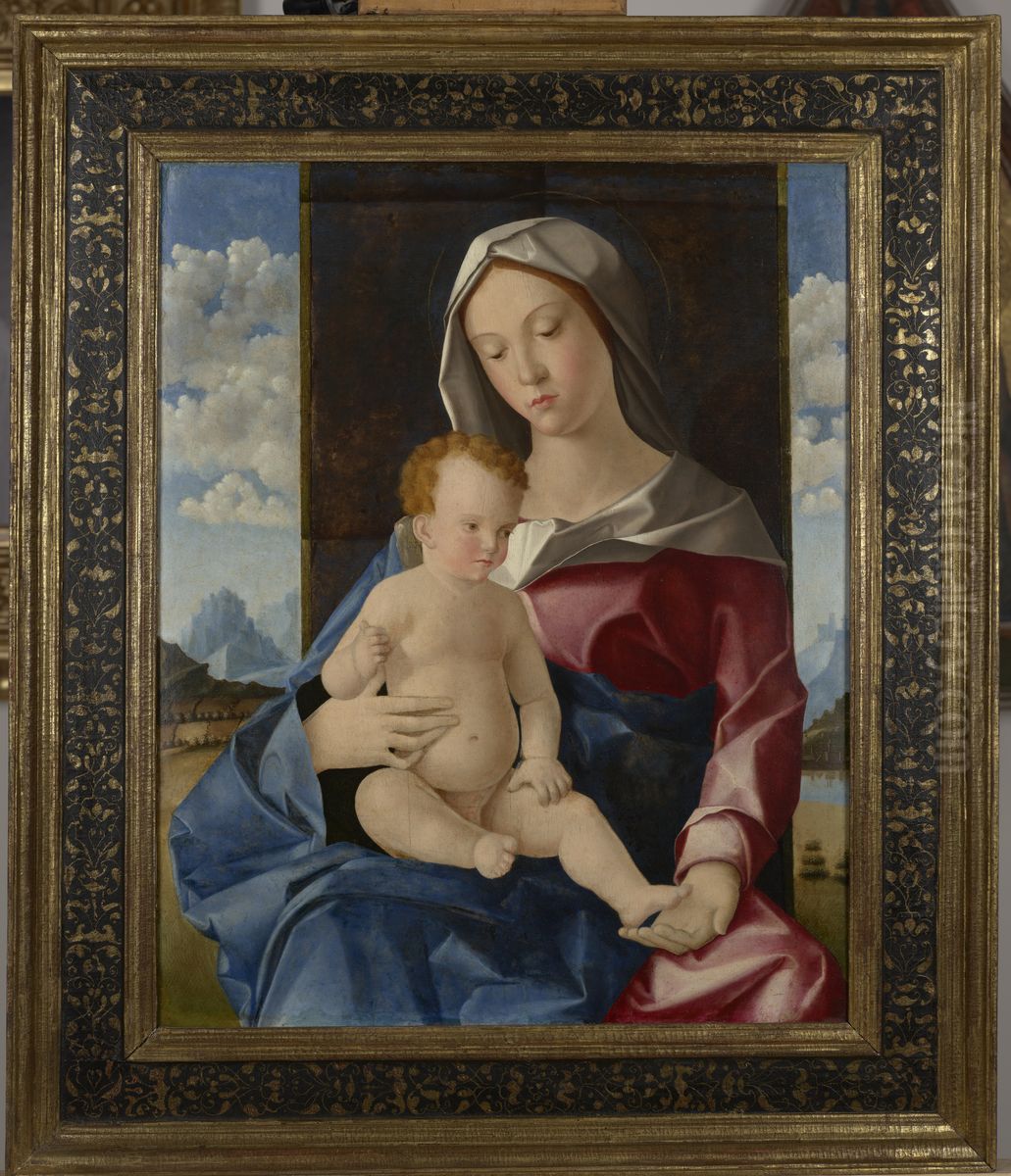 Madonna and Child Oil Painting by Vincenzo di Biagio Catena