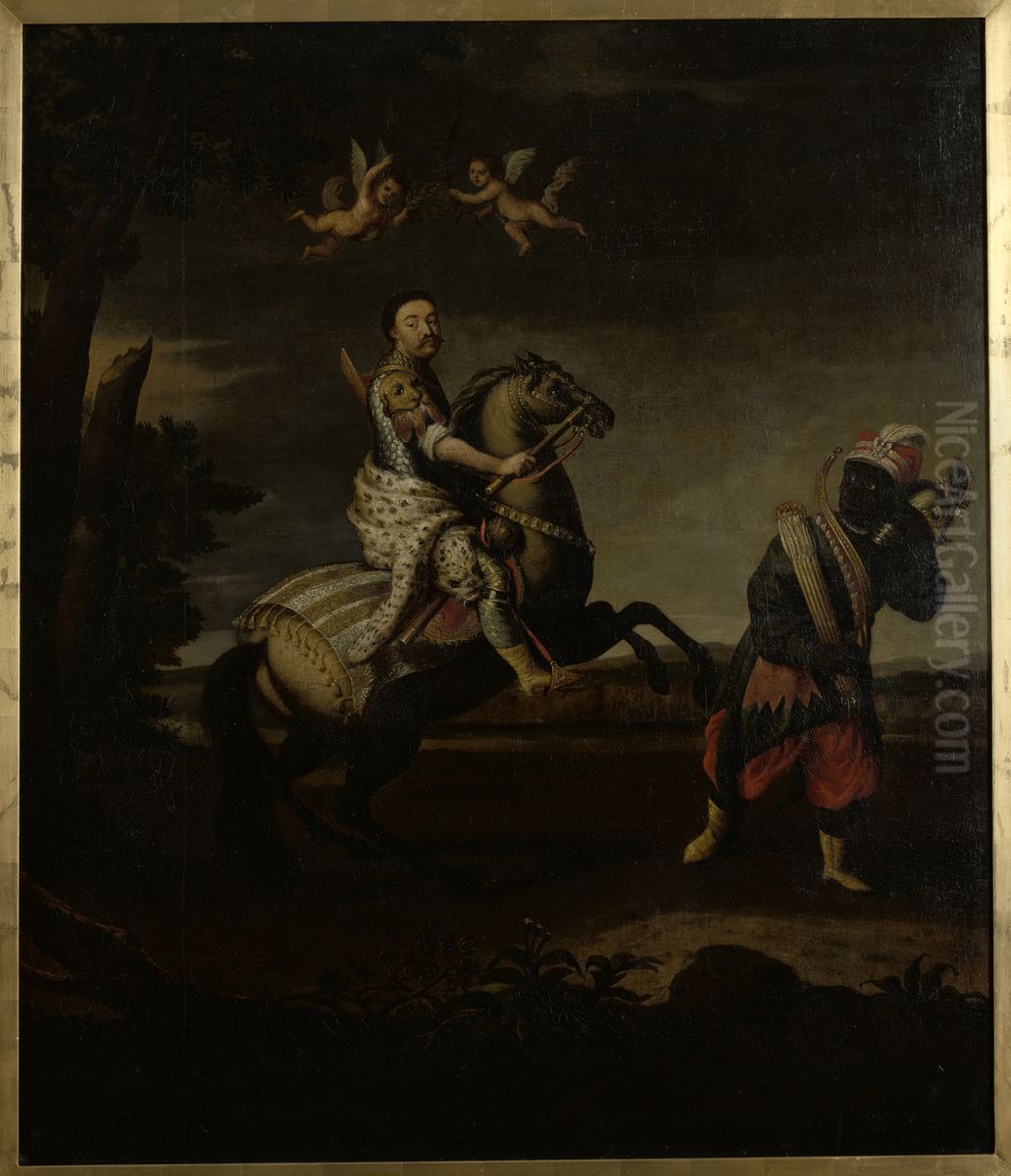 Apotheosis of John III Sobieski (1629-1696) Oil Painting by unknown
