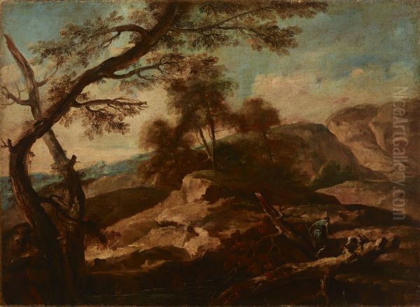 Landscape Oil Painting by Marco Ricci