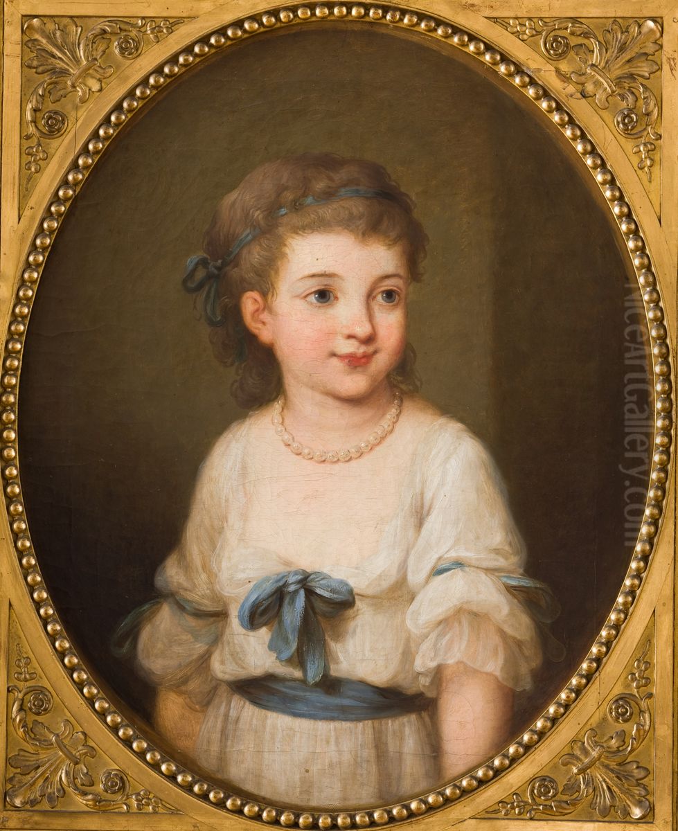 Portrait of Elzbieta Mniszech (born 1792) Oil Painting by Elisabeth Louise Vigee Le Brun