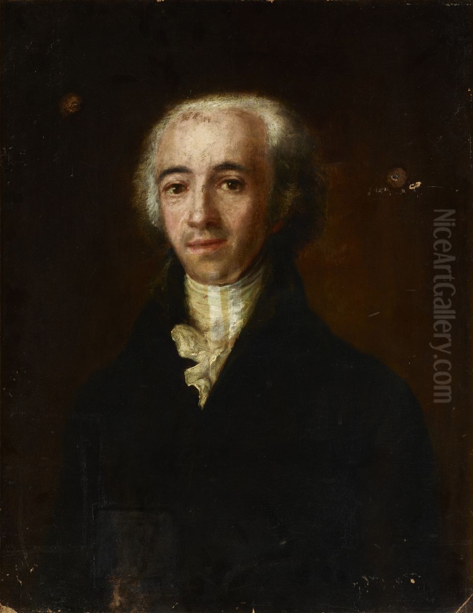Portret mezczyzny Oil Painting by Per Krafft the Elder