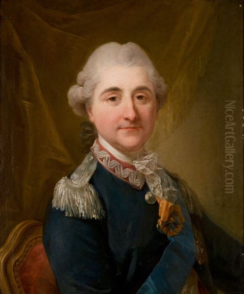 Portret krola Stanislawa Augusta Poniatowskiego Oil Painting by Marcello Bacciarelli