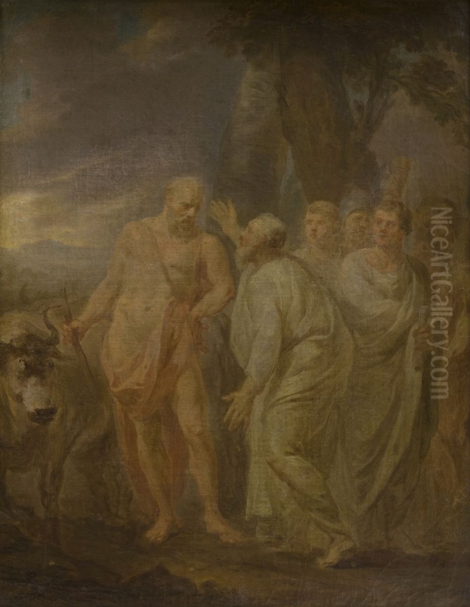 Cincinnatus Oil Painting by Marcello Bacciarelli