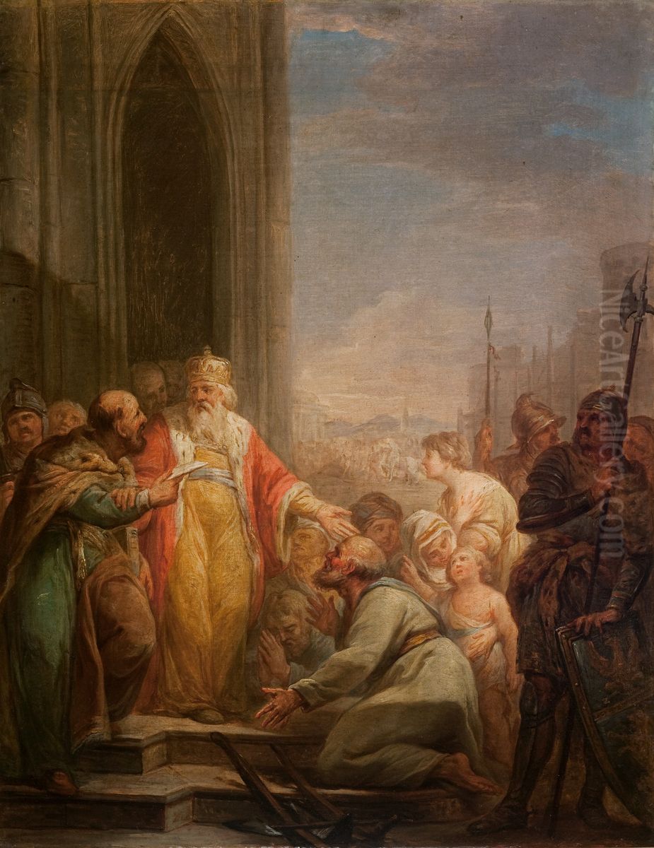 Kazimierz Wielki Oil Painting by Marcello Bacciarelli