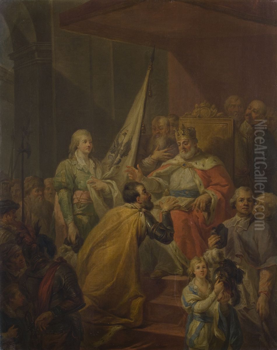 Hold pruski Oil Painting by Marcello Bacciarelli