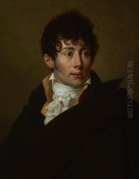 Portret Michala Bogorii Skotnickiego (1775 - 1808) Oil Painting by Francois-Xavier Fabre