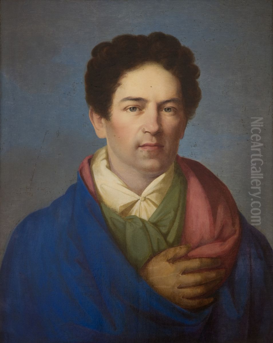 Portrait of Karol Teodor Soczynski Oil Painting by Wojciech Stattler