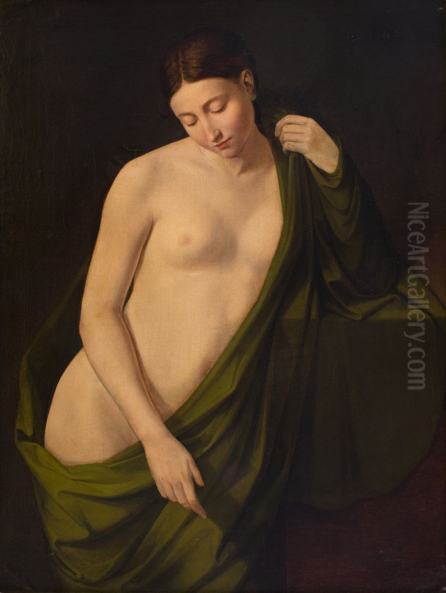 Akt kobiety Oil Painting by Wojciech Stattler