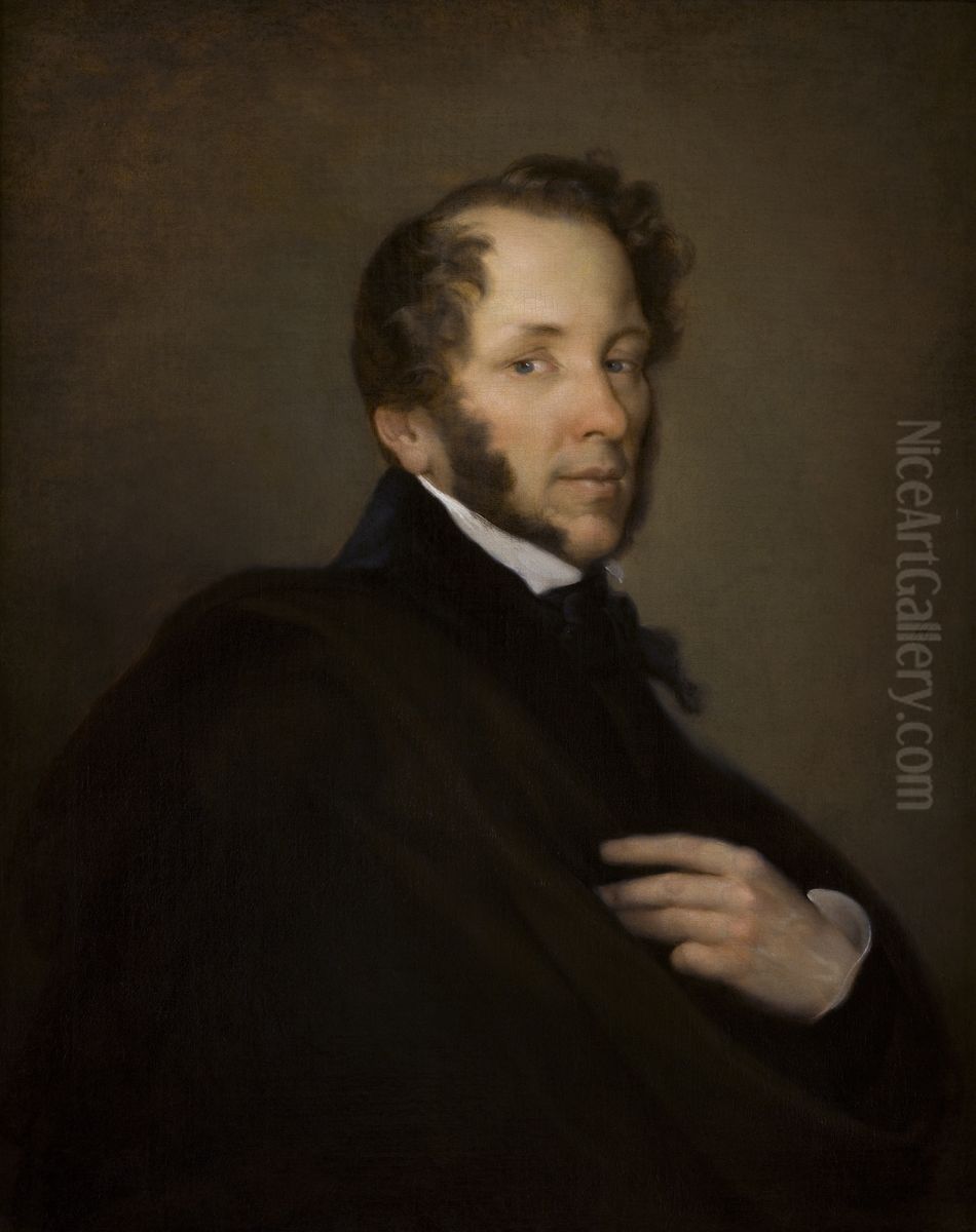 Portret Antoniego Wentzla Oil Painting by Rafal Hadziewicz