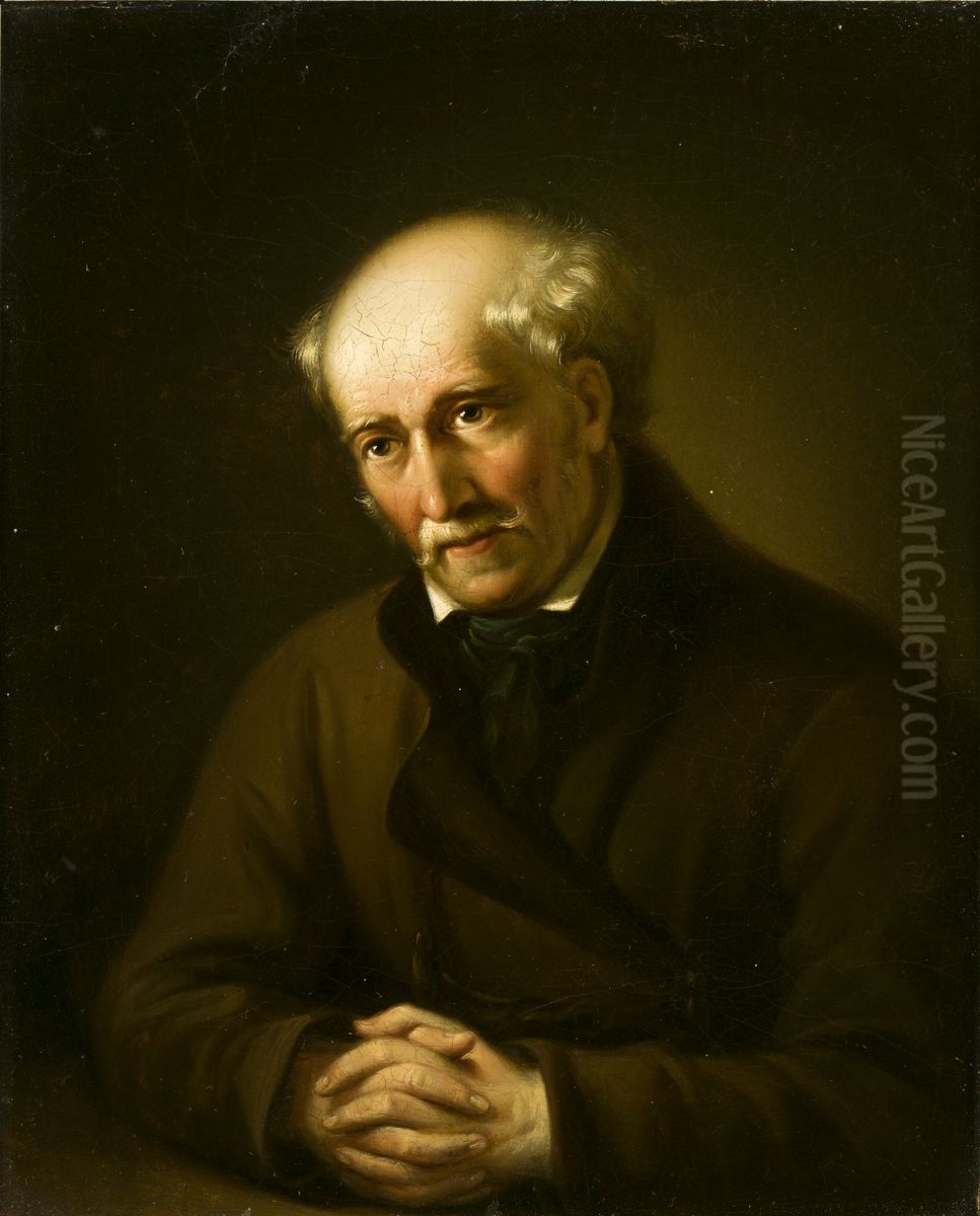 Portrait of Soplica Oil Painting by Walenty Wankowicz
