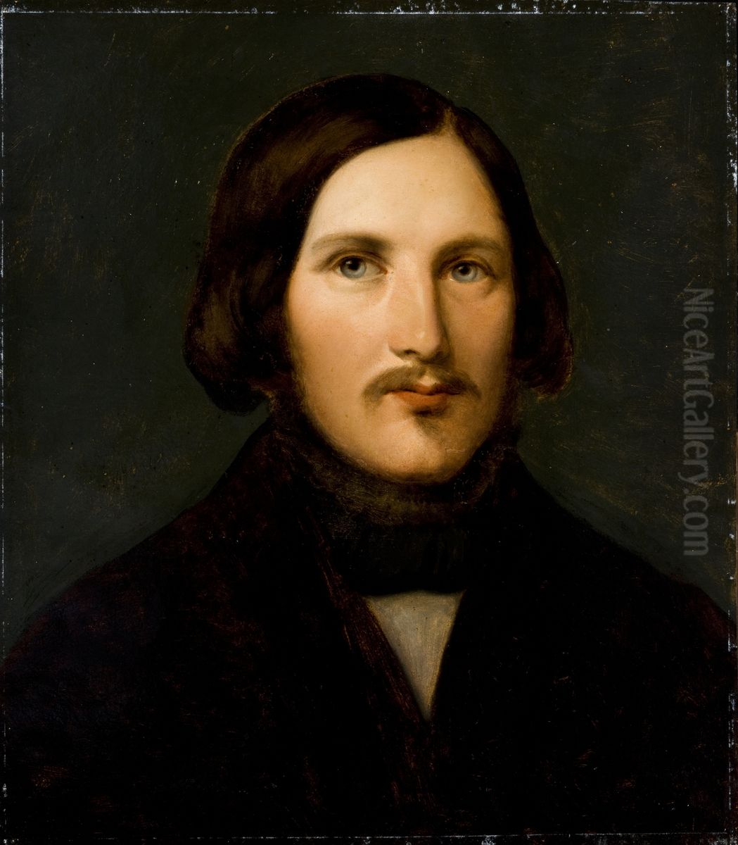 Portrait of Edmund Wasilewski Oil Painting by Wojciech Stattler
