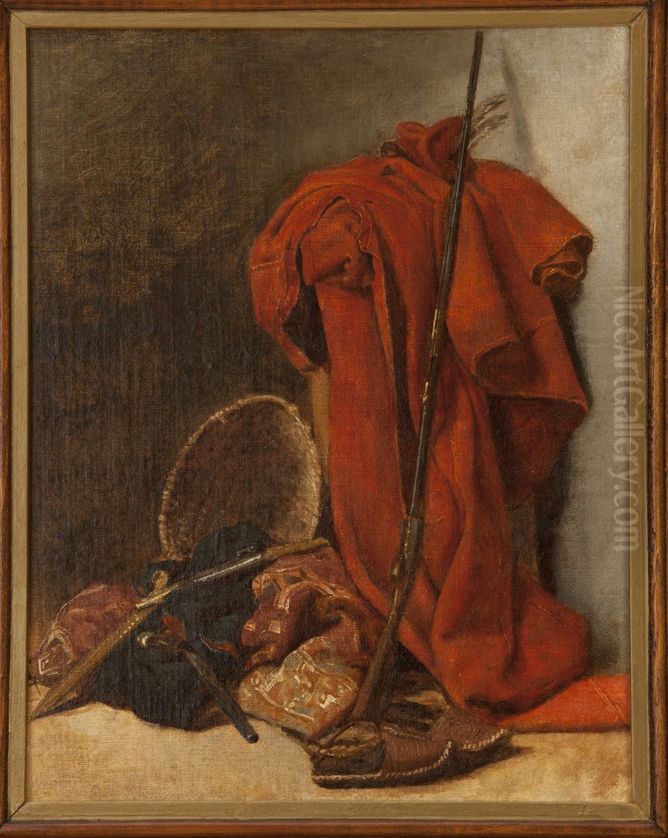 Still Life Oil Painting by Maksymilian Gierymski