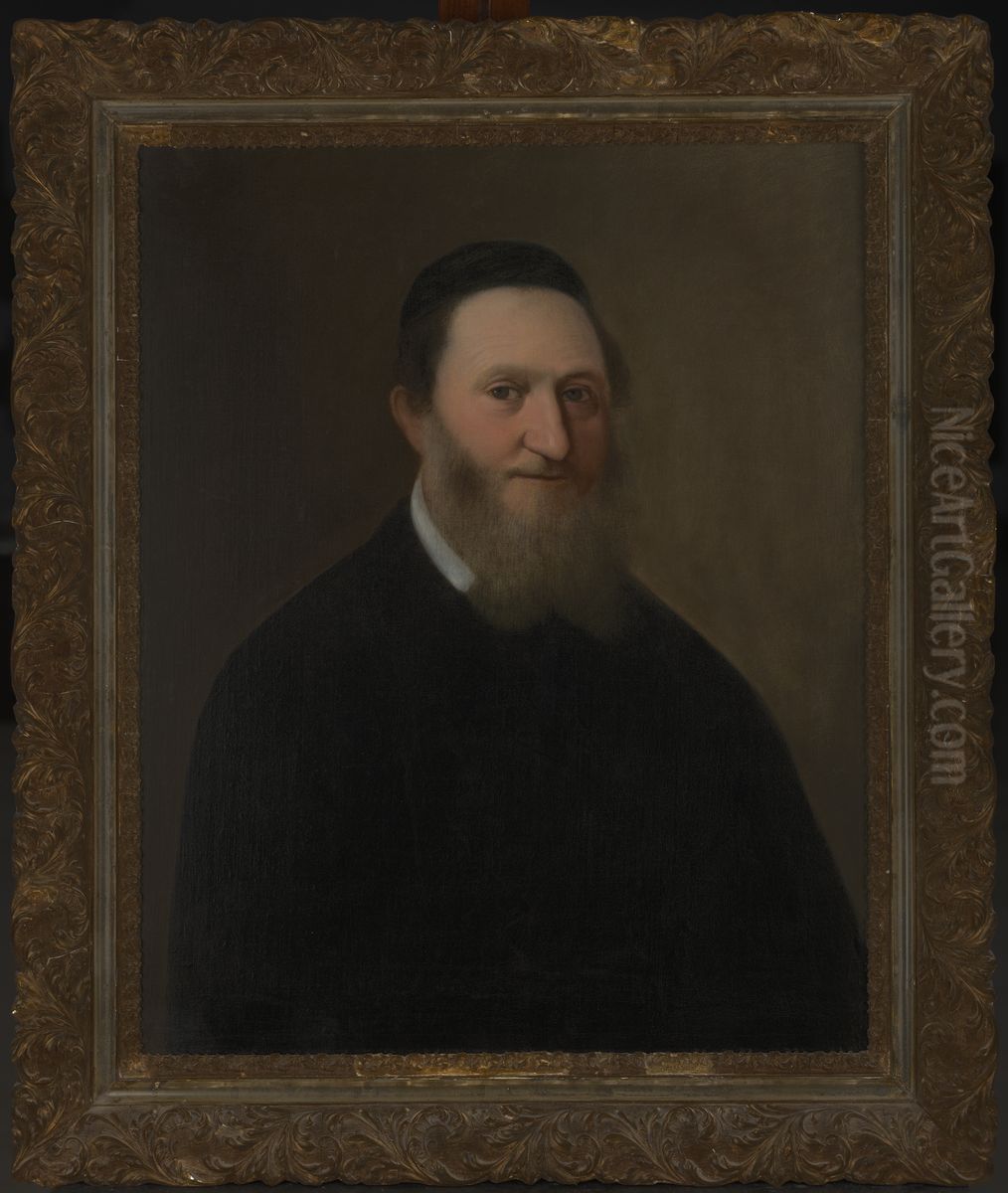 Portrait of Jozef Haber Oil Painting by Aleksander Kotsis