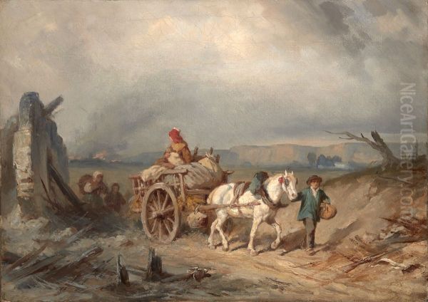 Escape Oil Painting by Henryk Pillati