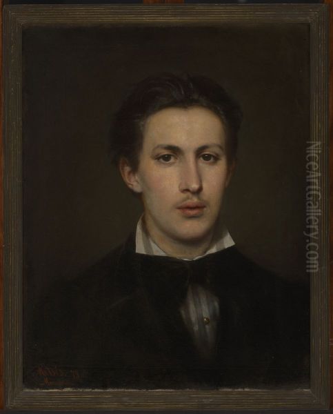 Portrait of Jan Zawiejski Oil Painting by Aleksander Kotsis