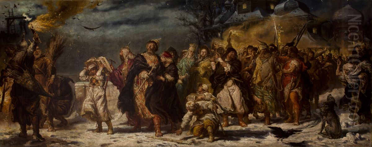 Ivan the Terrible Oil Painting by Jan Matejko Ivan the Terrible Oil Painting by Jan Matejko