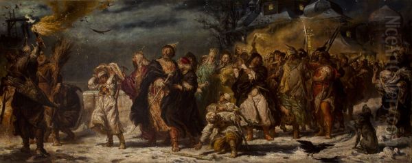 Ivan the Terrible Oil Painting by Jan Matejko