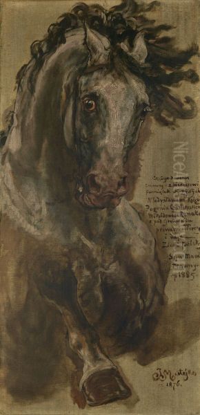 Study for the Horse of Grand Duke of Lithuania Vytautas for the Painting 
