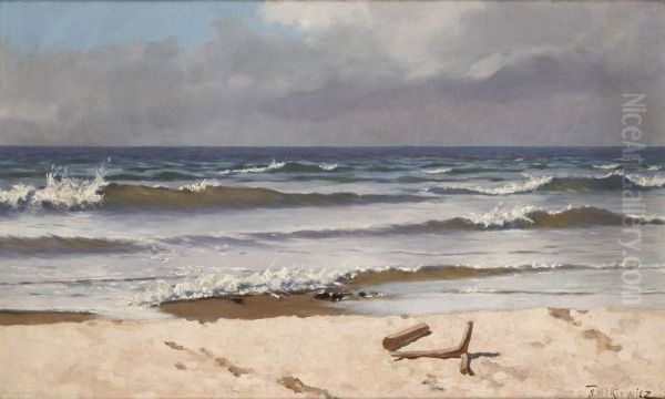 Coast at Polaga Oil Painting by Stanislaw Witkiewicz