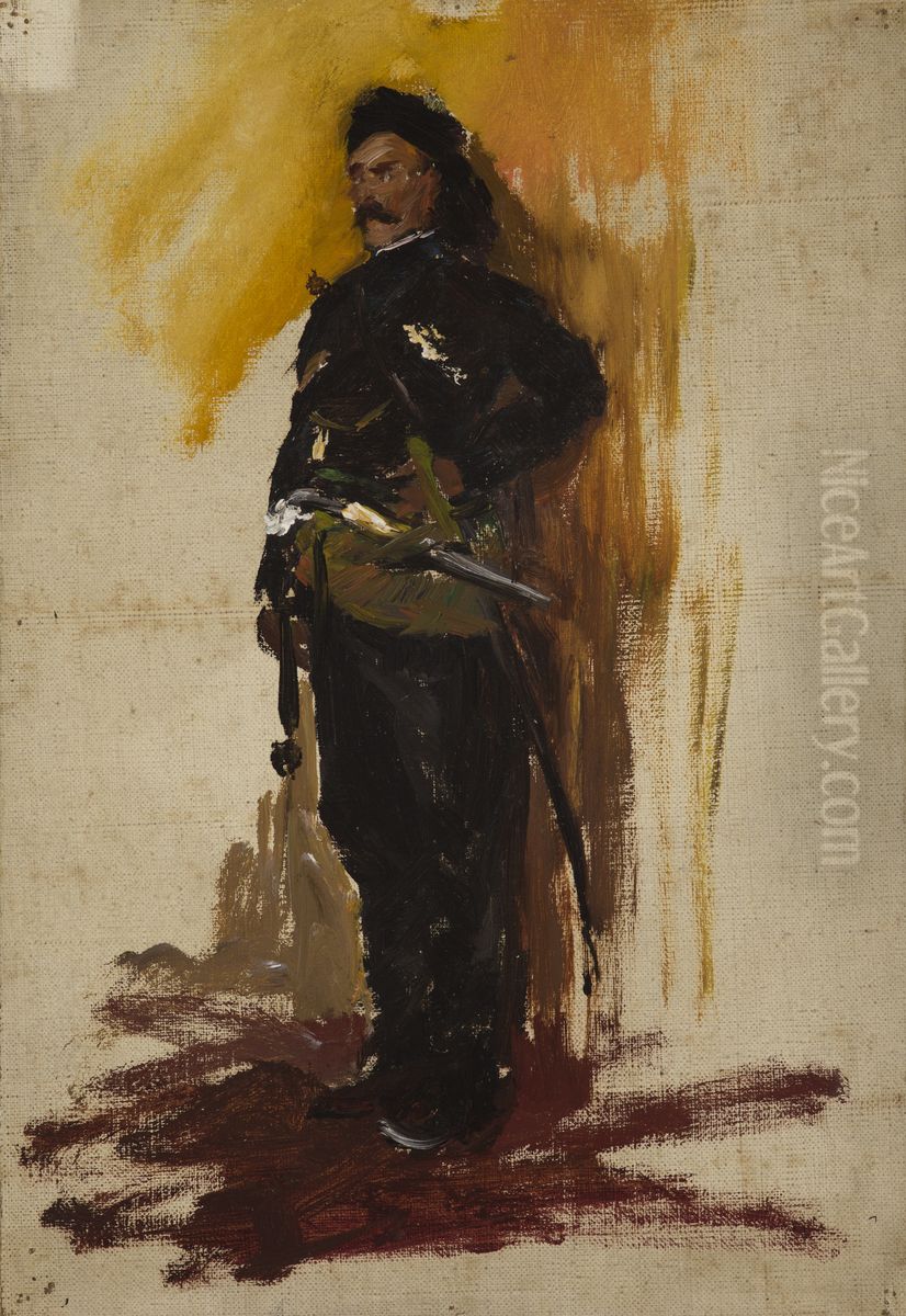 A Caucasian (Batumi) Oil Painting by Jan Ciaglinski