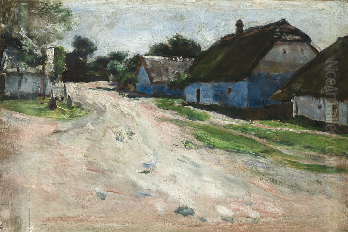 Road at Bronowice Oil Painting by Aleksander Gierymski
