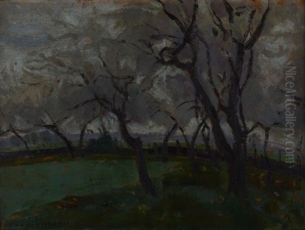Landscape Oil Painting by Jan Stanislawski