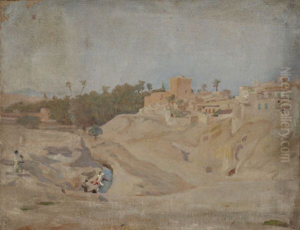 Spain (Elche) Oil Painting by Jan Ciaglinski
