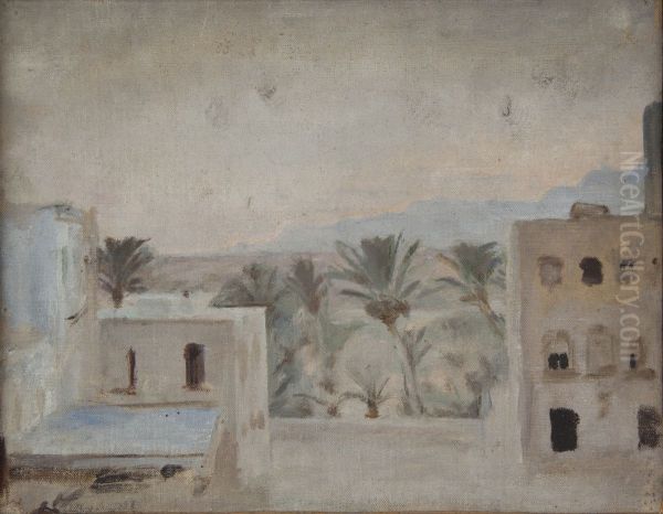 Spain (Elche) Oil Painting by Jan Ciaglinski