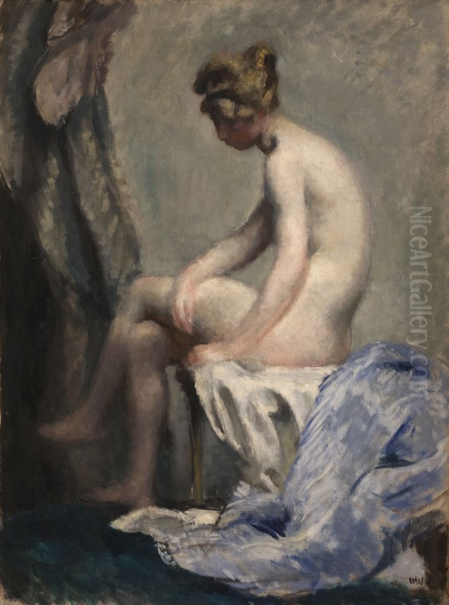 The Nude Oil Painting by Wojciech Weiss