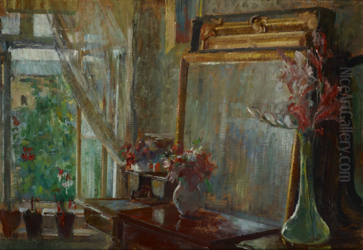 Interior Oil Painting by Olga Boznanska