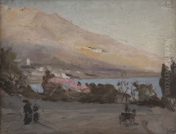 Yalta (Spring) Oil Painting by Jan Ciaglinski