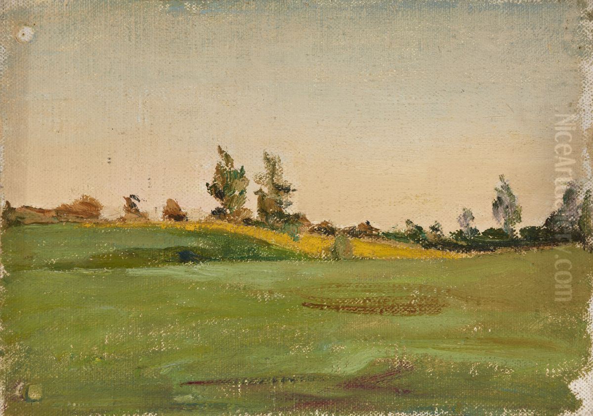 Northern Studies (Evening) Oil Painting by Jan Ciaglinski