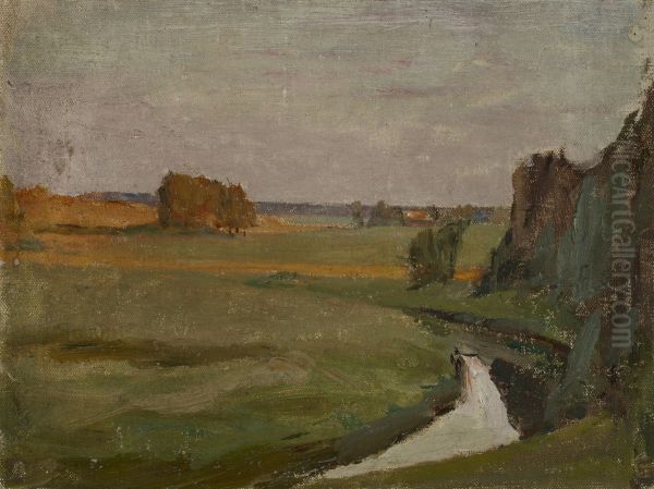 Evening Oil Painting by Jan Ciaglinski