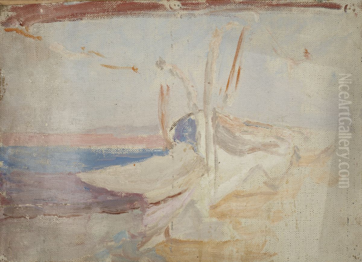 Corinth (On Board the Bohemia) Oil Painting by Jan Ciaglinski