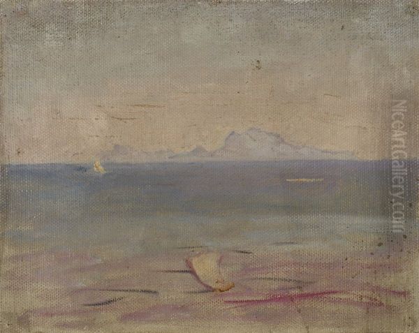 Capri Oil Painting by Jan Ciaglinski
