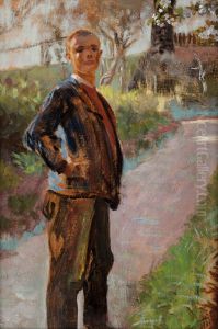 Landscape with the Artist's Son on a Path