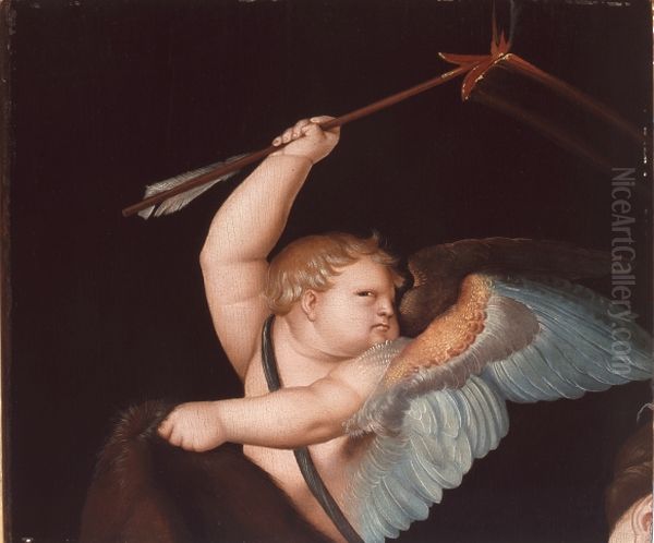 Amor with arrow Oil Painting by Hans Baldung Grien