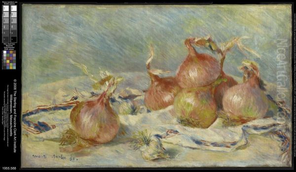 Onions Oil Painting by Pierre Auguste Renoir