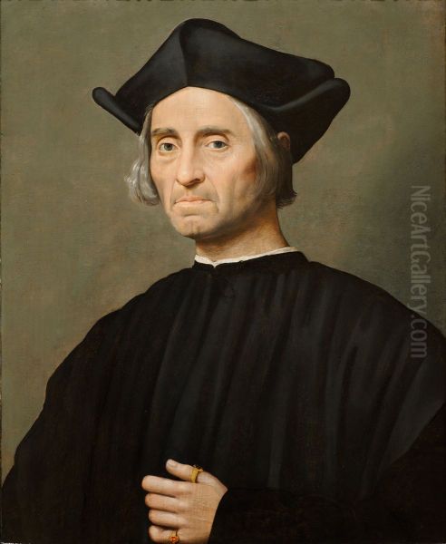 Portrait of a Man Oil Painting by Ridolfo del Ghirlandaio