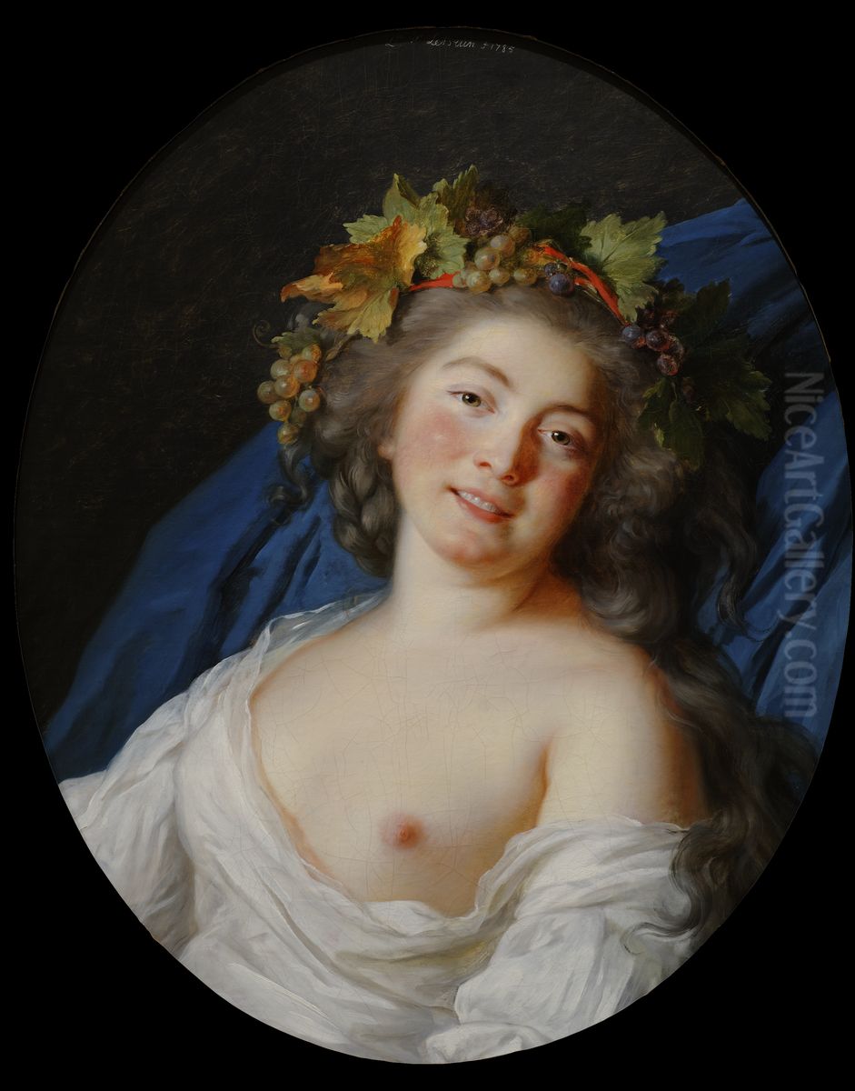 Bacchante Oil Painting by Elisabeth Louise Vigee Le Brun
